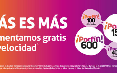 ¡¡¡Aumentamos GRATIS tu velocidad!!!