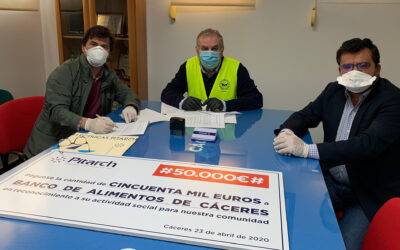 Pitarch Grupo Empresarial dona 9 mil euros más al Banco de Alimentos